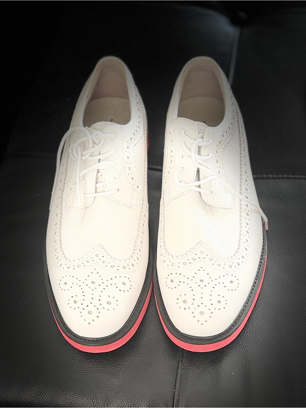 Marc Nolan Alexander Leather Wingtip Oxford Red Sole Mens 9